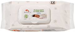 Biodegradable Eco Friendly Baby 24 Wipes Органические детские влажные салфетки 24 шт