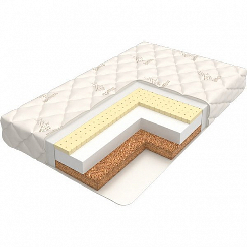 Матрас Марко  (чехол БК/меморикс 2 см/холлкон 6см/плита Bi cocos 3 см) 120х60