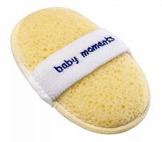 Губка-рукавичка Baby Moments купания ребенка с карманом для мыла,0мес.+