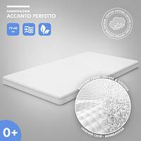 Наматрасник Nuovita Accanto Perfetto, натяжной, махра, 75х45 см,