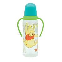 Бутылочка для детского питания "Медвежонок Винни" с силиконовой соской и ручками