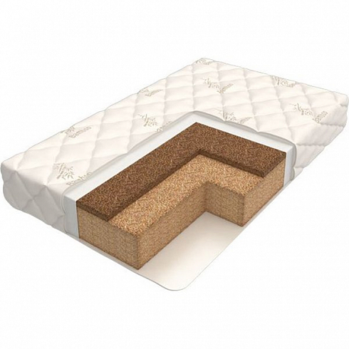 Матрас Флорентино   (чехол АВ/кокос 1см/плита Bi cocos 9см) 120х60