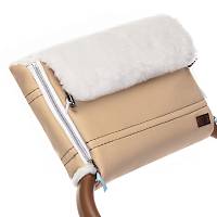 Муфта меховая для коляски Nuovita Alpino Lux Bianco