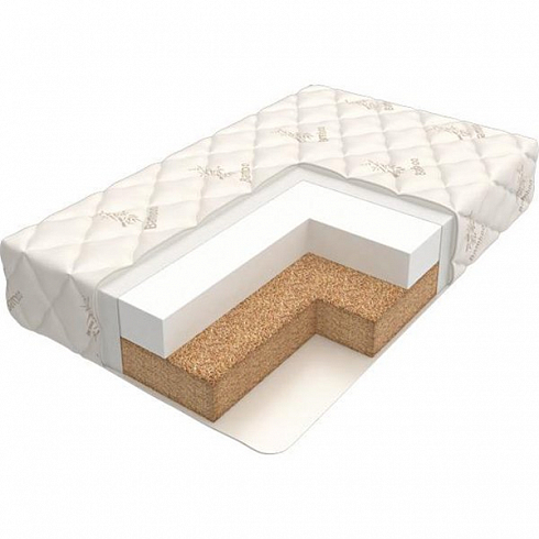 Матрас Донато (чехол БК/холлкон 6см/плита Bi cocos 6 см) 125х65